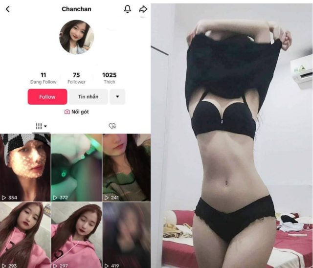 Tiktoker Chanchan chịch nhau như gà