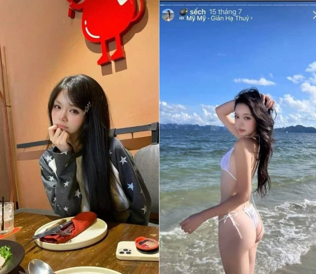 Clip sex Mỹ Mỹ eo thon háng rộng