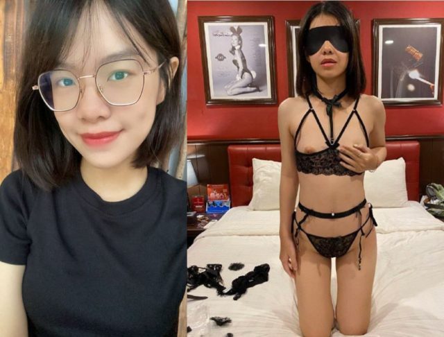 Bạo dâm em sinh viên gầy guộc dâm