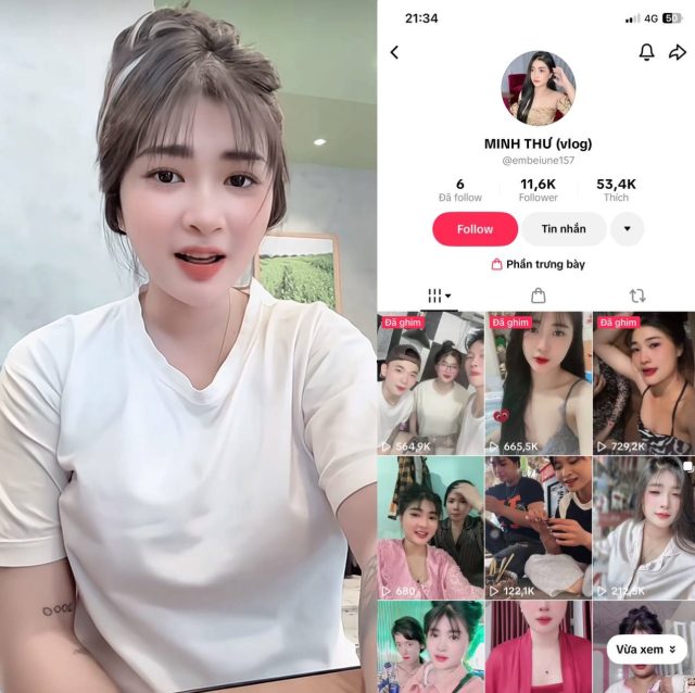 Cliphot Minh Thư béo lồn múp