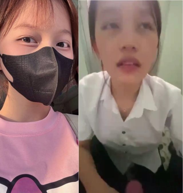 Sex bj cho bạn trong WC vì nứng