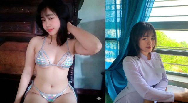 Sex nữ sinh ngoan ở trường dâm ở nhà