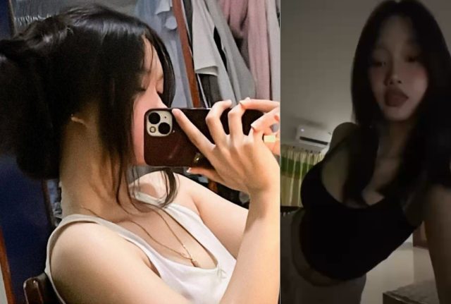 Sex nàng xinh có đôi môi căng mọng