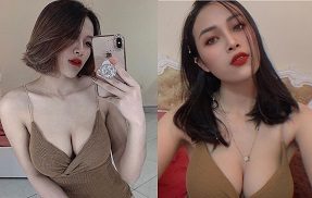 Gái xinh vú tròn mông to khiến bao anh thèm khát