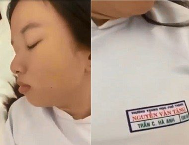 Học sinh Trần Hà Anh THPT Nguyễn Văn Tăng lộ cảnh đụ nhau
