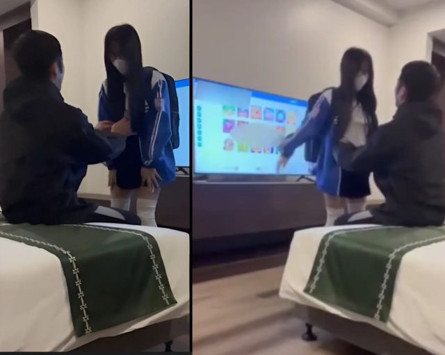Clip nóng nữ sinh bỏ học đi làm tình