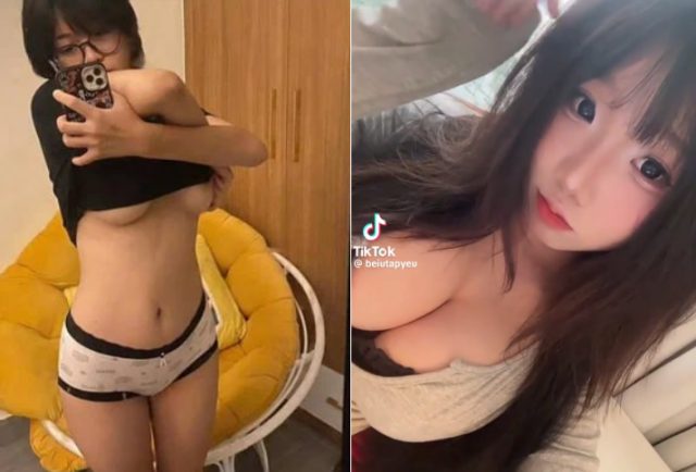 Tiktoker ngực khủng bị ny tung clip sex