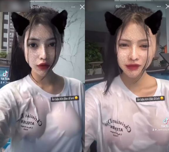 Uyên dâm cuồng đi bơi thả rông ngực