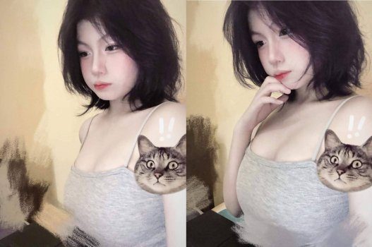 Bộ ngực tròn đầy đưa em đạt cực khoái